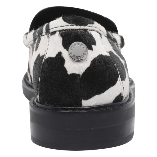 25FW 스티브매든 로퍼 ADISON C BLK WHITE Black - STEVE MADDEN