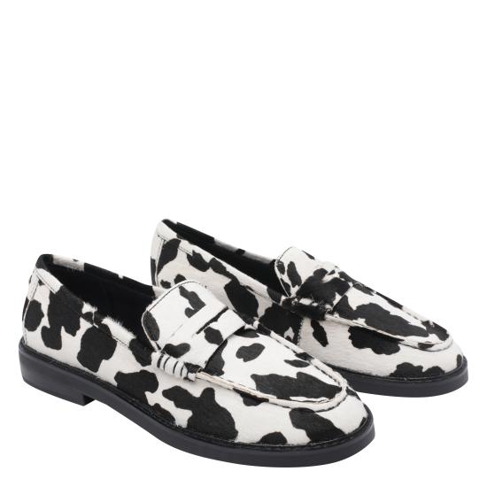 25FW 스티브매든 로퍼 ADISON C BLK WHITE Black - STEVE MADDEN