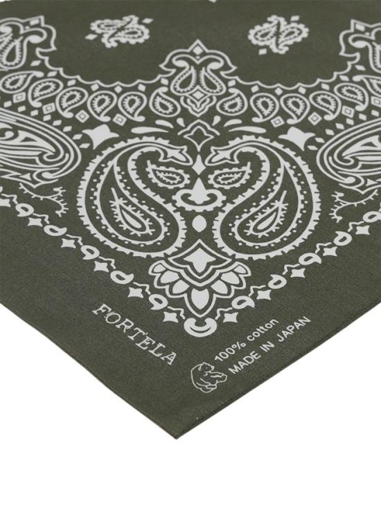25FW 포르텔라 머플러/스카프 BANDANA PAISL GRE - FORTELA