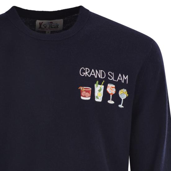 25FW 세인트바쓰 스웨터 HER0024 BLUE - MC2 SAINT BARTH