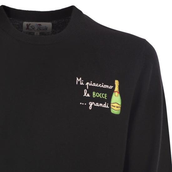 25FW 세인트바쓰 스웨터 HER0024 BLACK - MC2 SAINT BARTH