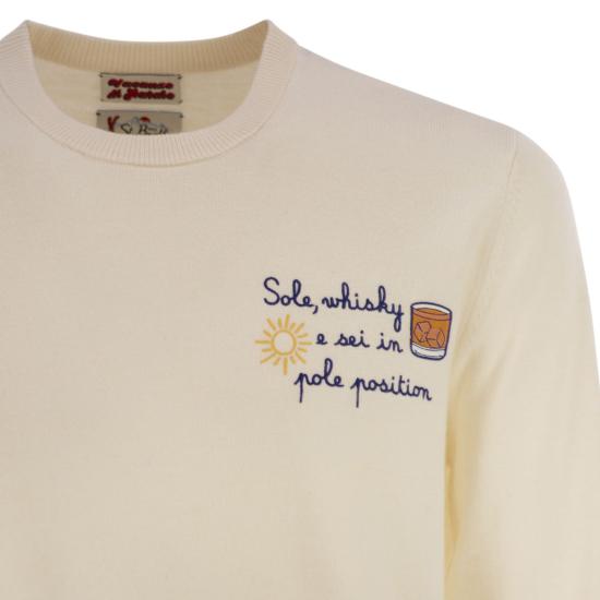 25FW 세인트바쓰 스웨터 HER0024 CREAM - MC2 SAINT BARTH