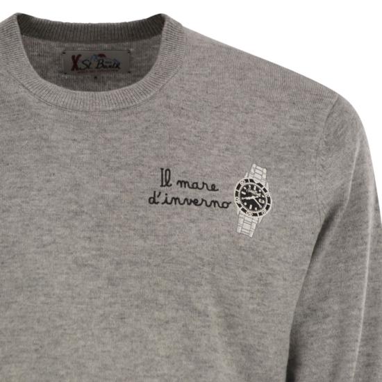 25FW 세인트바쓰 스웨터 HER0024 GREY - MC2 SAINT BARTH