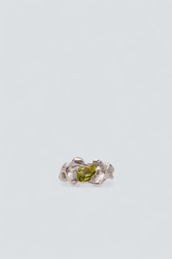  시무에로 반지 올라 링 실버/그린