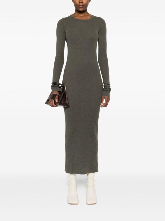 25FW 릭 오웬스 미디 원피스 RP02E4546RJR25 GREEN - RICK OWENS
