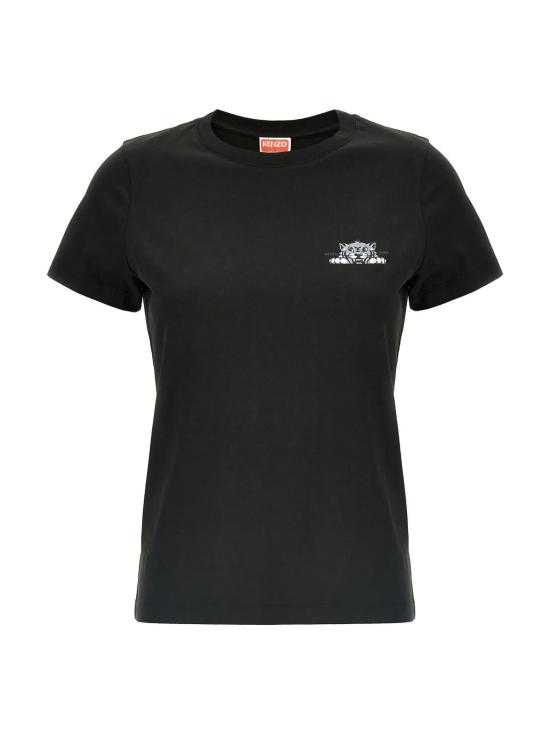 25FW 겐조 반팔 티셔츠 FF52TS1694SO99 BLACK