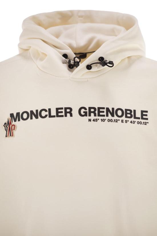  몽클레어 후드 티셔츠 K20978G0001780451 041 CREAM - MONCLER