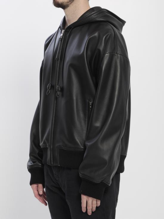 25FW 로에베 가죽 자켓 H526Y34L72 1100 BLACK - LOEWE