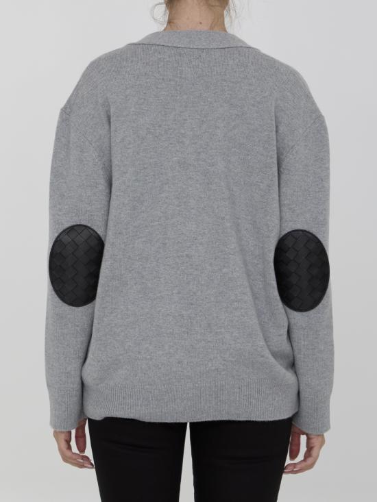 25FW 보테가베네타 스웨터 774699V2MM0 8531 GREY - BOTTEGA VENETA