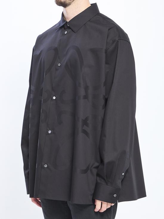 25FW 로에베 긴팔 셔츠 H526Y05WEO 1100 BLACK - LOEWE