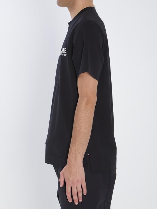 25FW 몽클레어 반팔 티셔츠 K20978C0000189AW1 999 BLACK - MONCLER