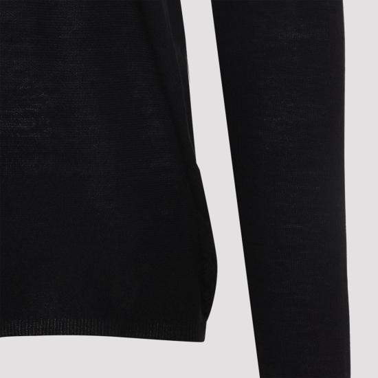 25FW 릭 오웬스 스웨터 RU02E1622ML 09 BLACK - RICK OWENS