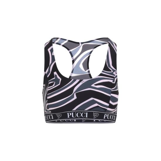 25FW 에밀리오푸치 반팔 티셔츠 5UTP555U855 052 BLACK