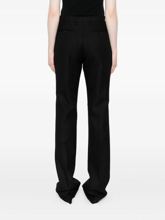 25FW 톰포드 스트레이트 팬츠 PAW649FAX1644 LB999 BLACK - TOMFORD