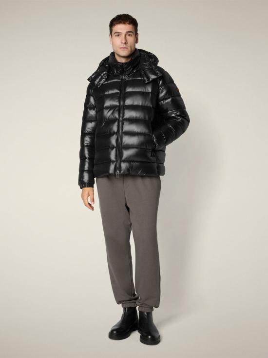 25FW 세이브더덕 FLORIAN 플로리안 푸퍼 자켓 FLORIAN 플로리안 푸퍼  D31653MLOVE21 10000 BLACK - SAVE THE DUCK