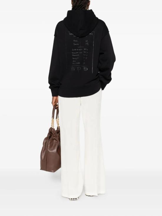 25FW 페데리코 시나 후드 티셔츠 FCCOSW0201R BLACK - FEDERICO CINA