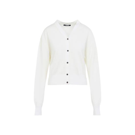 25FW 자크뮈스 가디건 CDW00816AK00299 110 WHITE