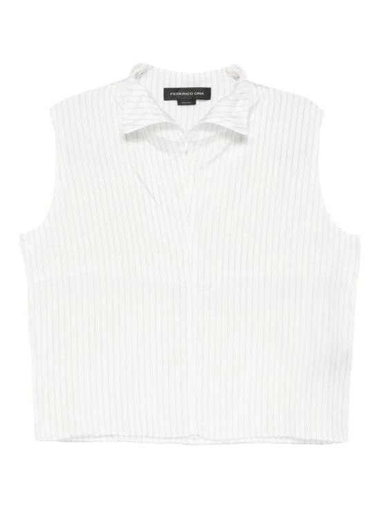 25FW 페데리코 시나 반팔 티셔츠 FCW25TP0102 WHITE