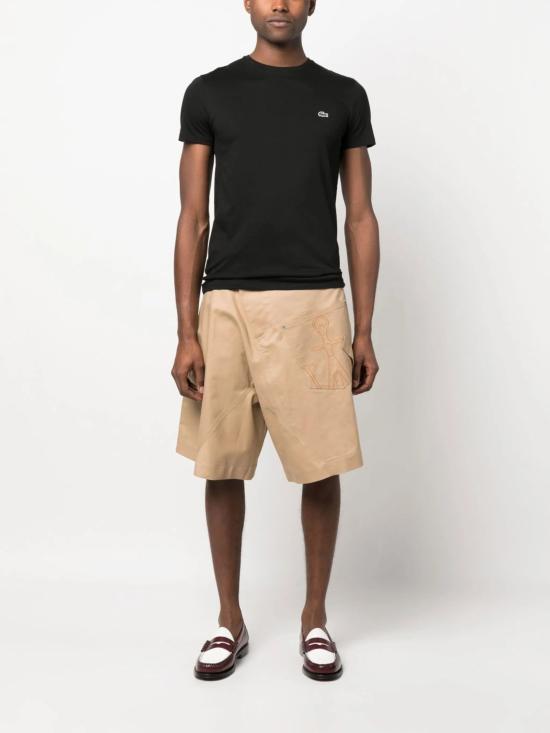 26SS 라코스테 피마 코튼 저지 크루넥 티셔츠 TH6709 031 BLACK - LACOSTE