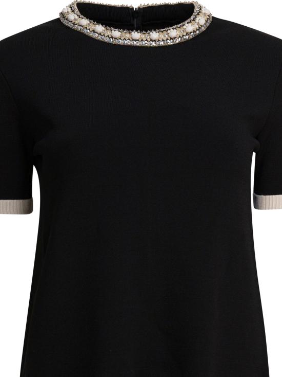  발렌티노 가라바니 미디 원피스 6B3KD13L96B0NA BLACK - VALENTINO GARAVANI