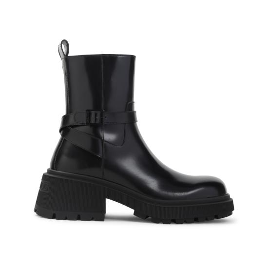 25FW 지미추 코니 앵클 부츠 CONNYFLATHKBBLACK