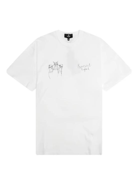 25FW 리프레젠트 반팔 티셔츠 MLM10038372 White