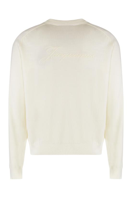 25FW 자크뮈스 스웨터 25HSWM00614AK00299110 panna - JACQUEMUS
