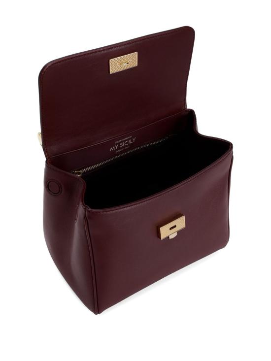 25FW 돌체앤가바나 마이 시실리 핸드백 BB7781B732180346 Burgundy - DOLCE & GABBANA