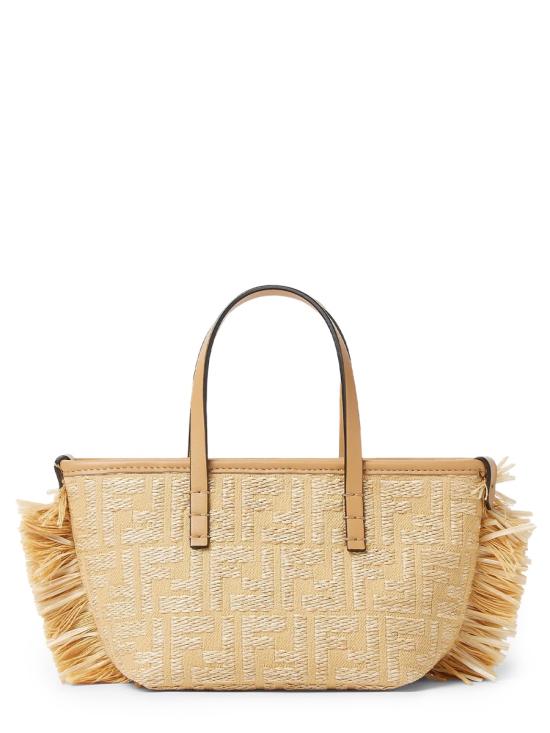 25SS 펜디 롤 미니 FF 자카드 미니백 8BS096AV23F17A1 Ecru - FENDI