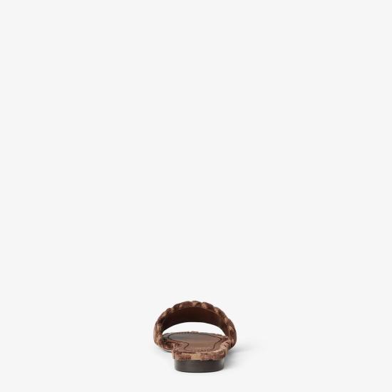 25FW 펜디 뮬/슬리퍼 8R8092AY9ZF1TP1 brown - FENDI
