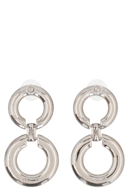 25FW 셀프 포트레이트 이어링 AW25619EASLSILVER Silver - SELF PORTRAIT