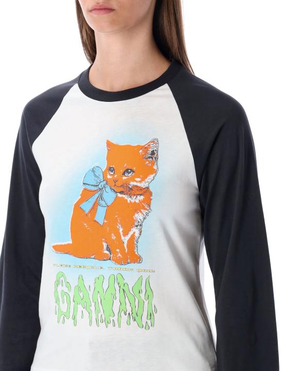 25FW 가니 반팔 티셔츠 T43413575 151 WHITE - GANNI