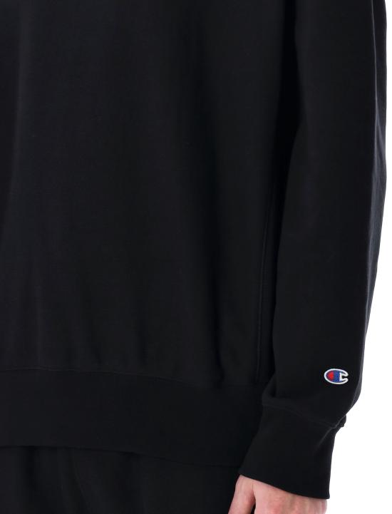 25FW 챔피온 리버스 웨이브 스웨터 220707 KK001 BLACK - CHAMPION REVERSE WEAVE