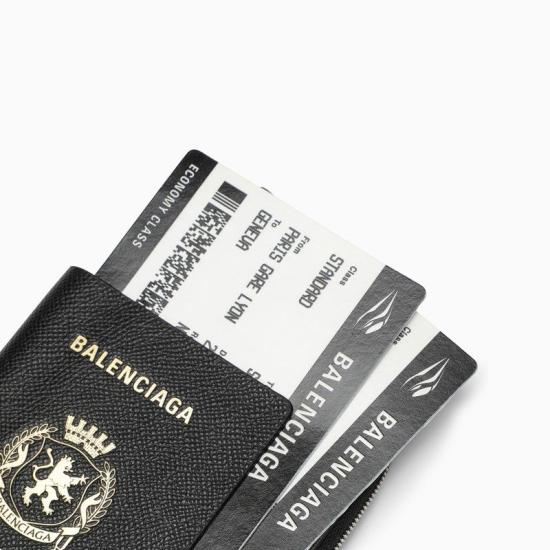 25FW 발렌시아가 여행용 액세서리 7877332AA3R 1000 BLACK - BALENCIAGA