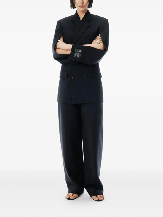 25FW 알렉산더 왕 미디 원피스 1WC4256830 001 BLACK - ALEXANDER WANG