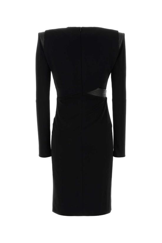 25FW 베르사체 미디 원피스 10216231A14475 1B000 BLACK - VERSACE