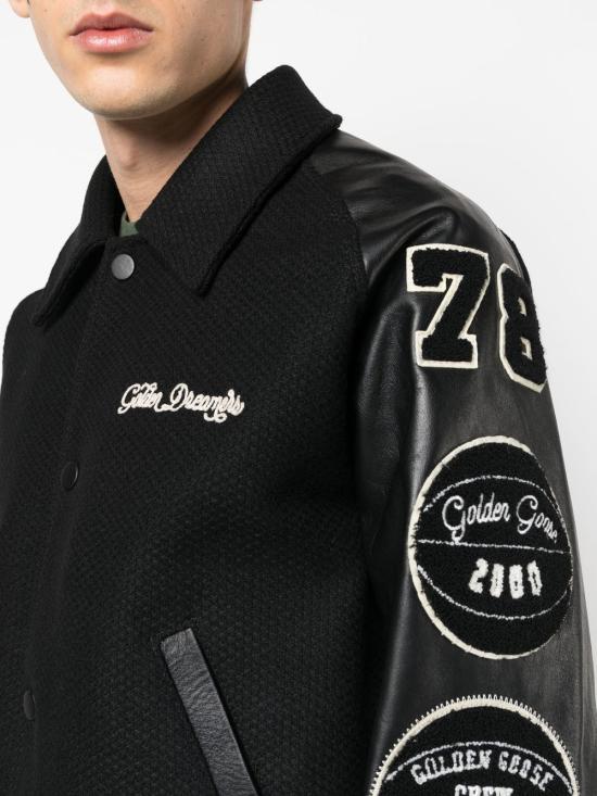 25FW 골든구스 봄버 자켓 GMP01296P000940 90194 BLACK - GOLDEN GOOSE