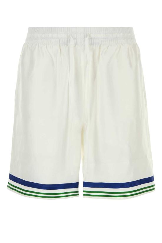 25FW 카사블랑카 스트레이트 팬츠 MAW25TR01201 TENNISMASCOT WHITE