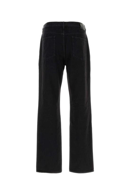 25FW 생로랑 스트레이트 팬츠 837398Y29WA 1294 BLACK - SAINT LAURENT
