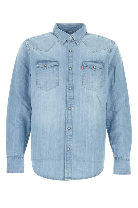 25FW 리바이스 긴팔 셔츠 857440047 ESTANOCHE LIGHT BLUE