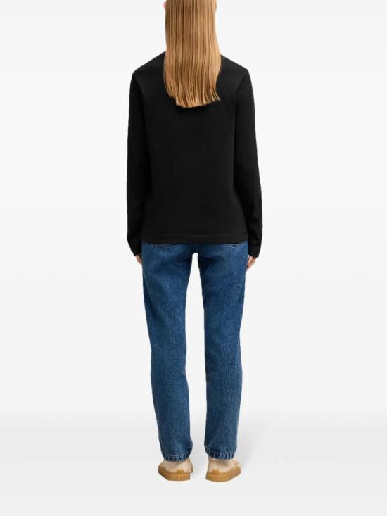  아미 반팔 티셔츠 BFUTS235724 001 BLACK - AMI