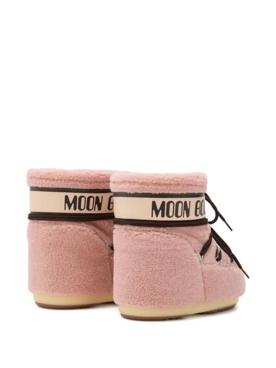 25FW 문부츠 아이콘 로우 플리스 부츠 1409700 J001 PINK - MOON BOOT