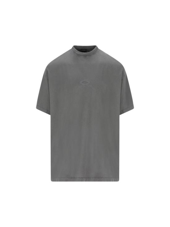 25FW 발렌시아가 루프 스포츠 아이콘 오버사이즈 티셔츠 850345TTVH9 1220 FDDGREY