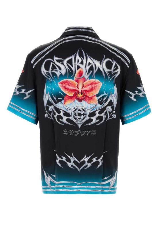 25FW 카사블랑카 긴팔 셔츠 MAW25SH00303 BLADES - CASABLANCA