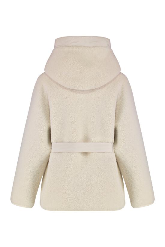 25FW 핑코 CAPPERI 카페리 테디 이펙트 쇼트 피코트 105473A2QCC00 White - PINKO