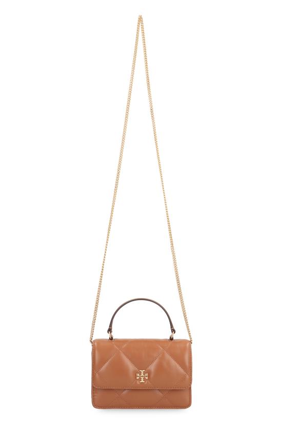 25FW 토리버치 키라 다이아몬드 퀼트 체인 숄더백 158326201 Saddle Brown - TORY BURCH