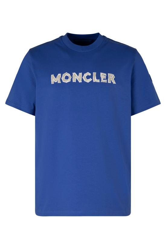 25FW 몽클레어 반팔 티셔츠 K20918C0005289AJS748 blue