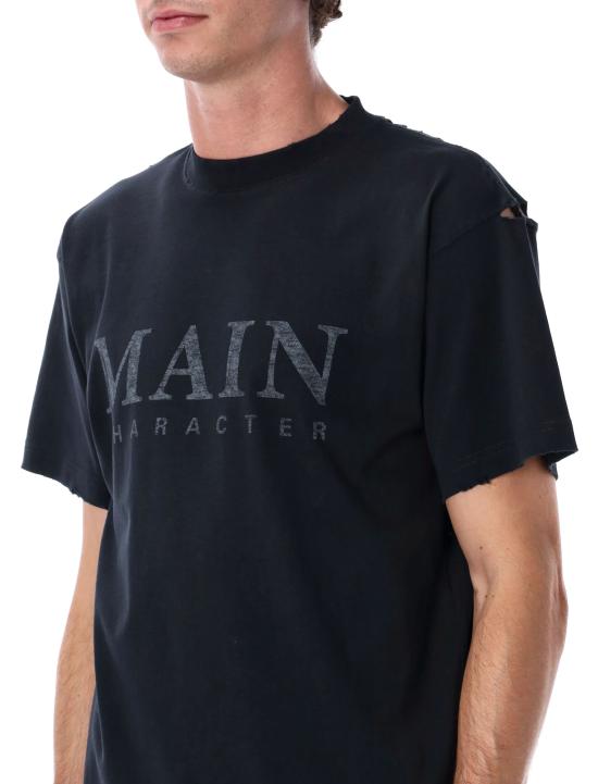 25FW 발렌시아가 반팔 티셔츠 850261TTVB9 1083 FADED BLACK - BALENCIAGA