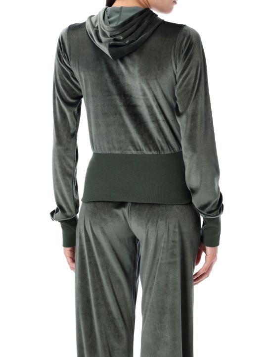 25FW 발렌시아가 후드 티셔츠 837646TMO26 2840 KHAKI - BALENCIAGA