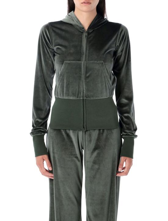 25FW 발렌시아가 후드 티셔츠 837646TMO26 2840 KHAKI